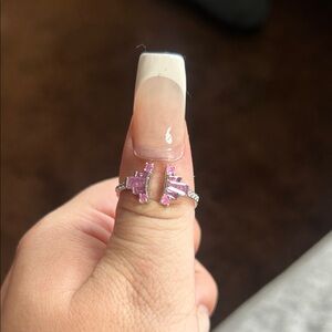 Elegant Pink Gemstone Ring